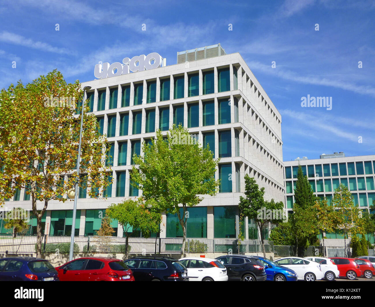 La Moraleja, Alcobendas Parque Empresarial Arroyo de la Vega, Oficinas en Avenida de la Vega (15 Yoigo, Cisco Systems) 1 Banque D'Images