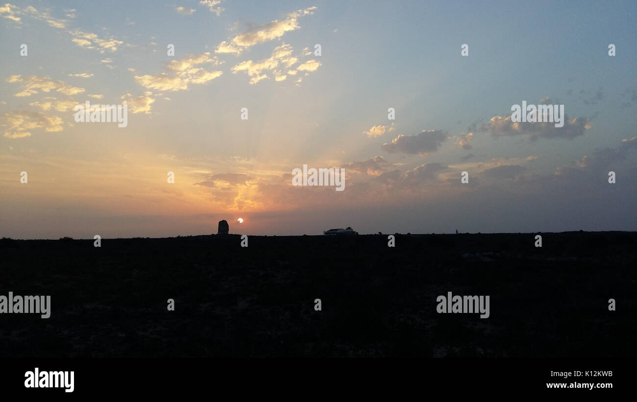 Amanecer cerrillos Banque D'Images