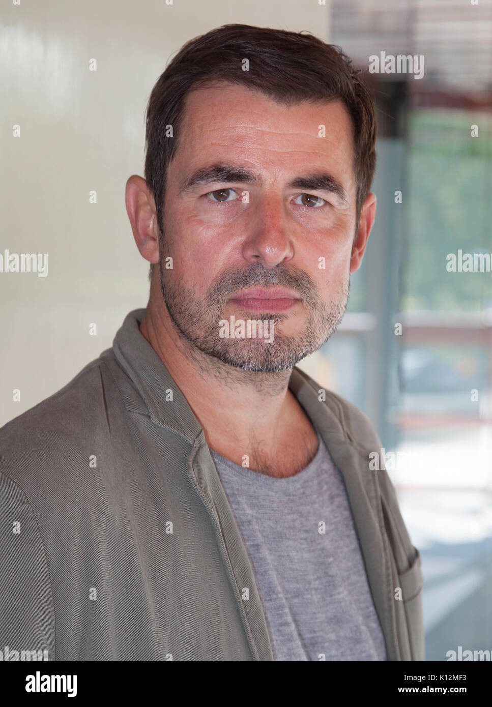 CLAES BANG le Danois avec un rôle de premier plan dans l'Östlunds Ruben directeur suédois Storm 2017 Banque D'Images