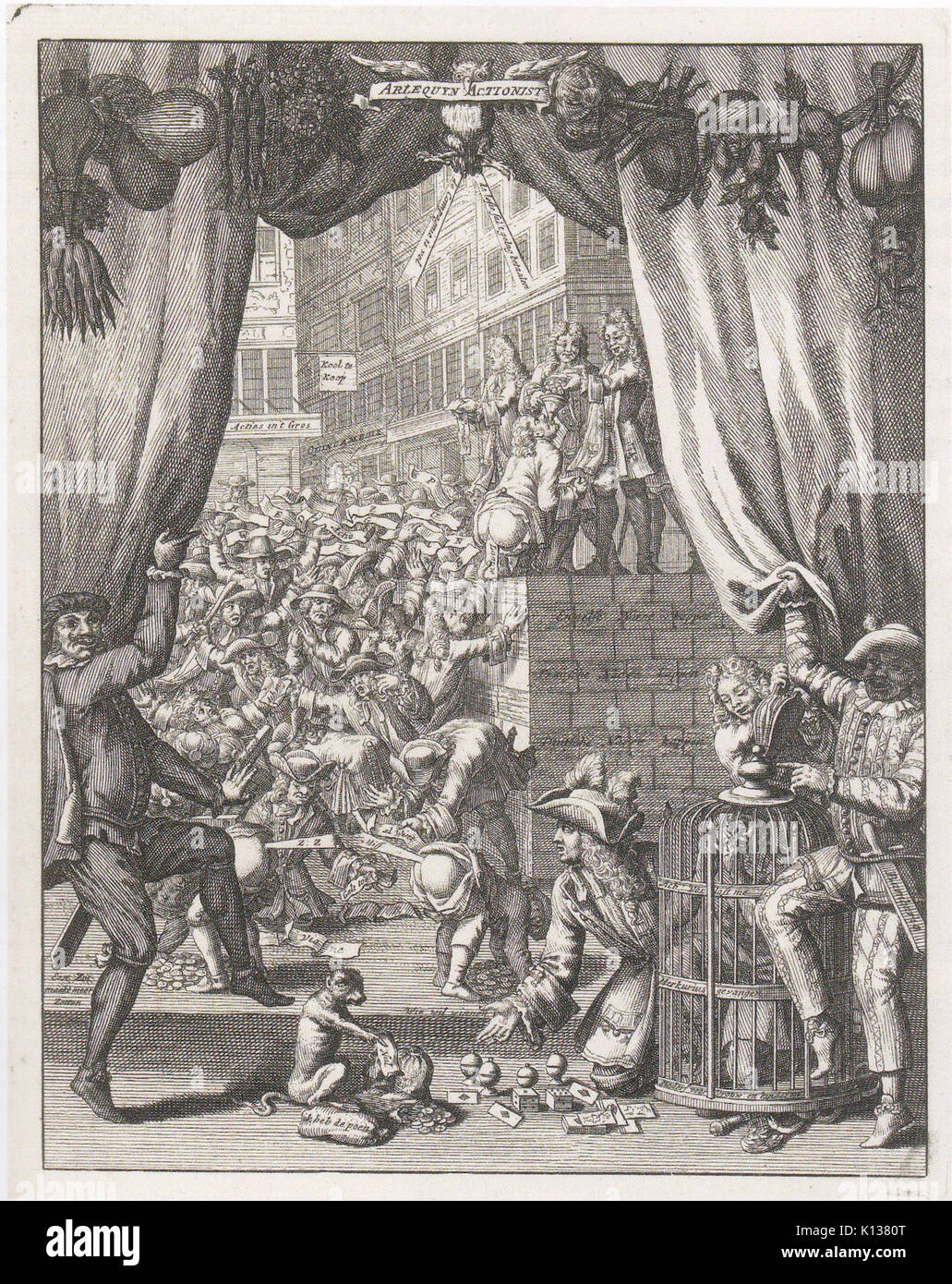 ArlequynActionist1720 Banque D'Images