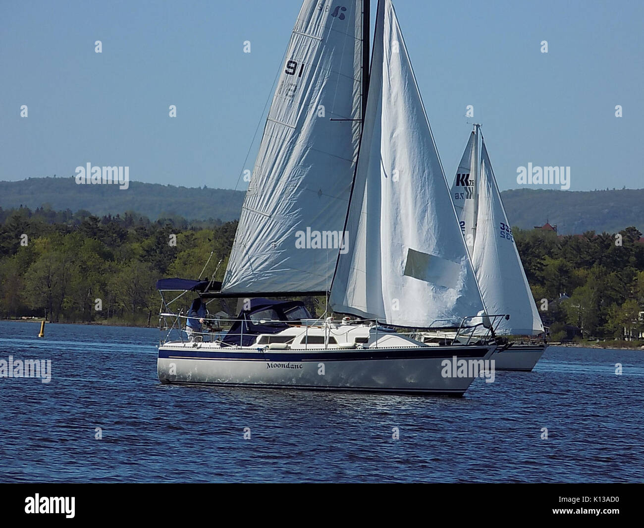 Aloha 27 voilier Moondance 0487 Banque D'Images