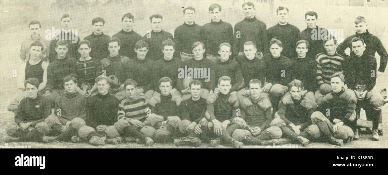 Football 1908 de l'Arkansas Banque D'Images