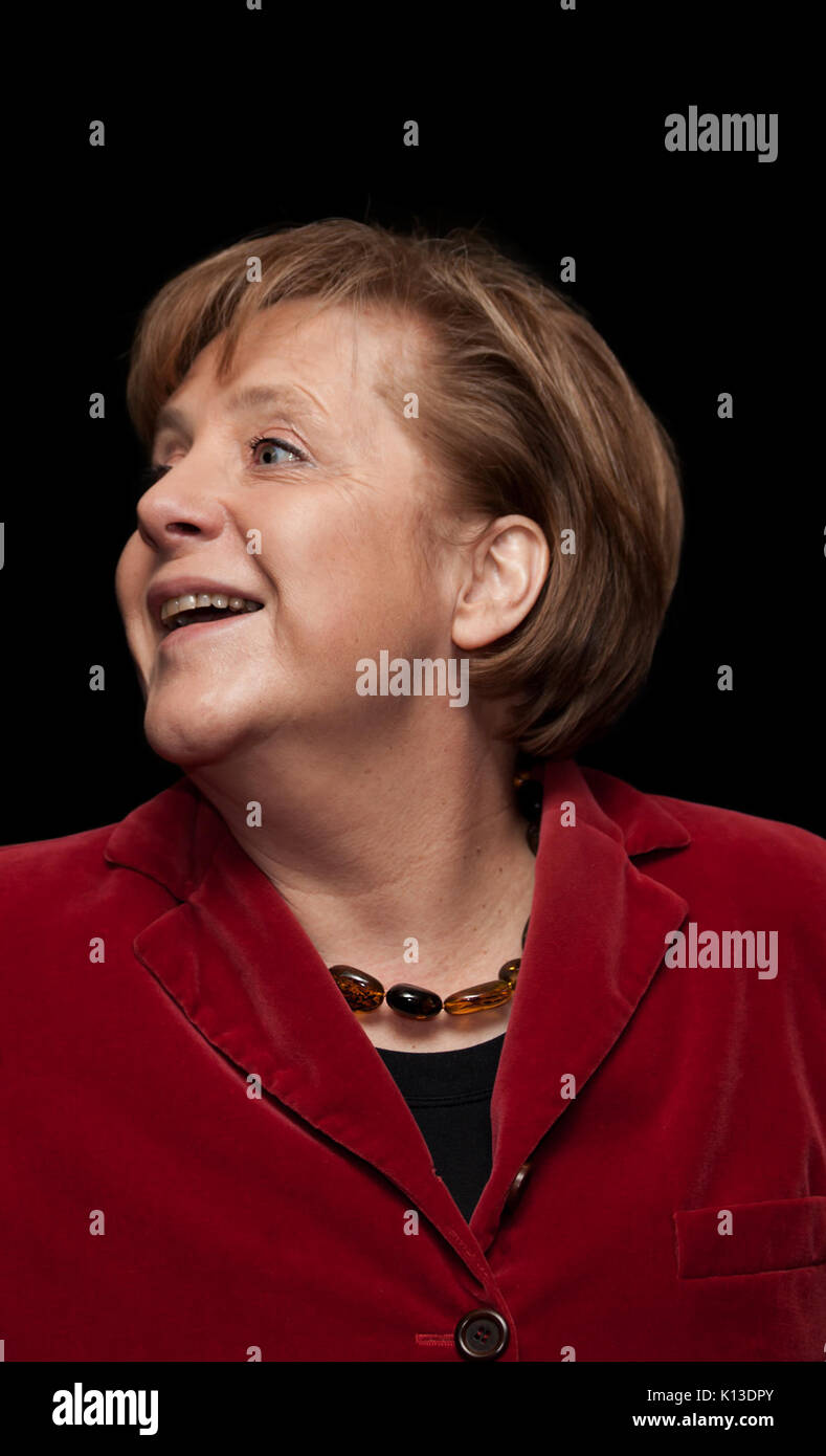 Angela Merkel IMG 4162 Modifier Banque D'Images