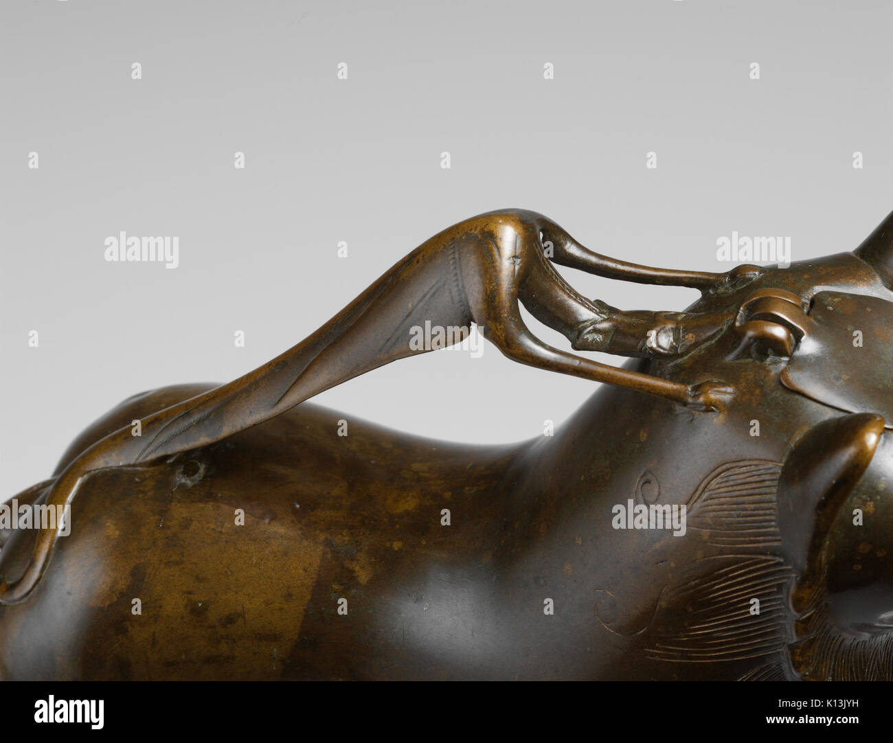 Aquamanile en forme de Lion rencontré DP123802 Banque D'Images