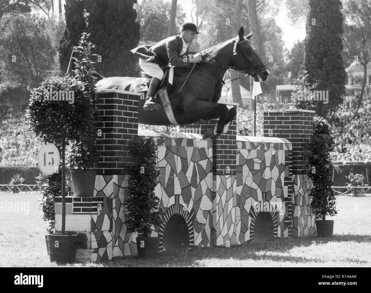 Billet D'entrée Jeux Olympiques De Rome 1960 - Épreuves équestres - 9 Septembre - Inutilisé