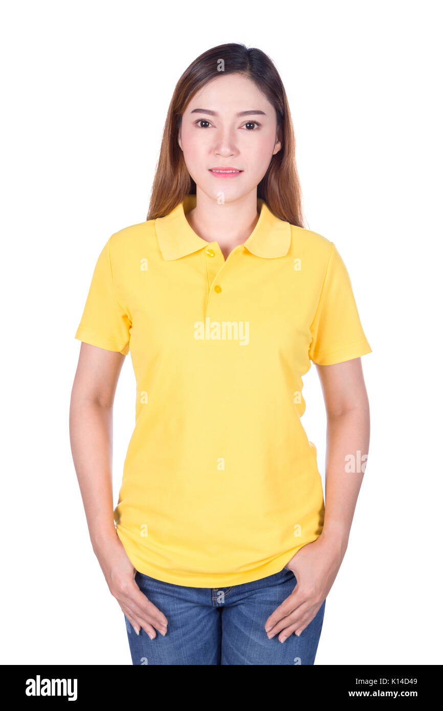 Yellow polo shirt Banque de photographies et d'images à haute résolution -  Alamy