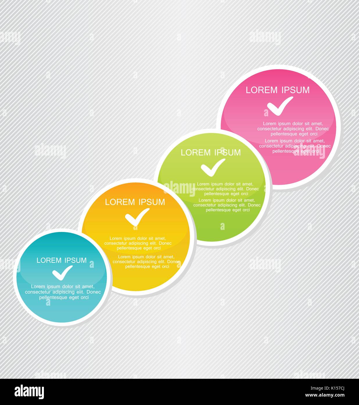 Inforgraphic moderne modèle. Peut être utilisé pour des bannières, de modèles de site Web et infographie, conception des affiches, des brochures, des annonces, des présentations, des affaires, de ed Illustration de Vecteur