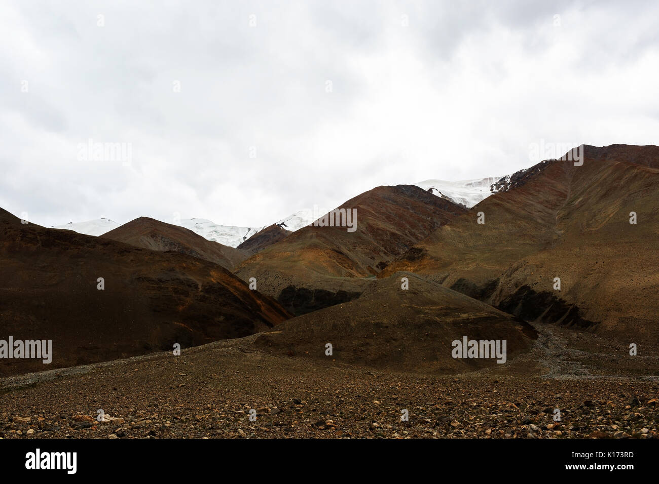 Paysage naturel à Leh Ladakh, Jammu-et-Cachemire, l'Inde Banque D'Images