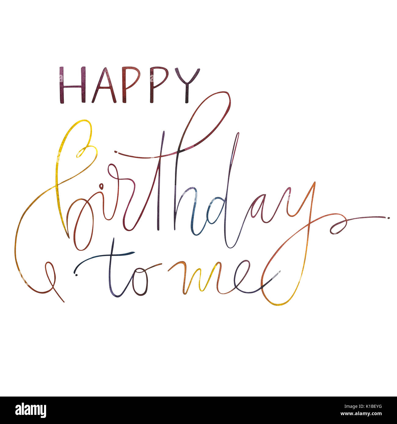 Happy Birthday Greeting Card Handwriting Banque D Image Et Photos Page 4 Alamy
