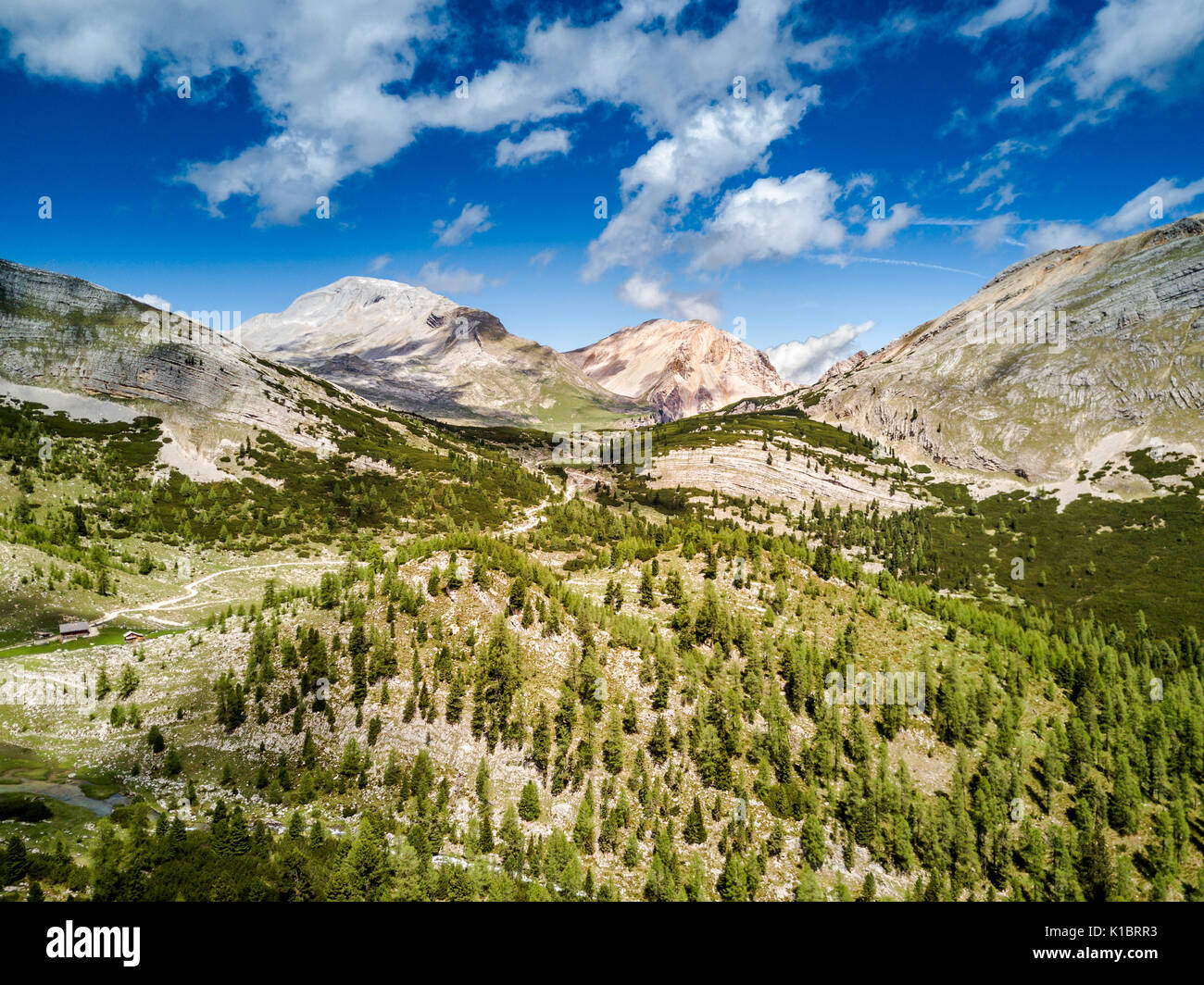 Cette photo fut prise par un drone Banque D'Images