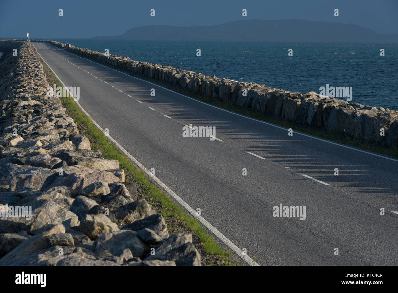 Causeway à eriksay Outer Hebrides Banque D'Images