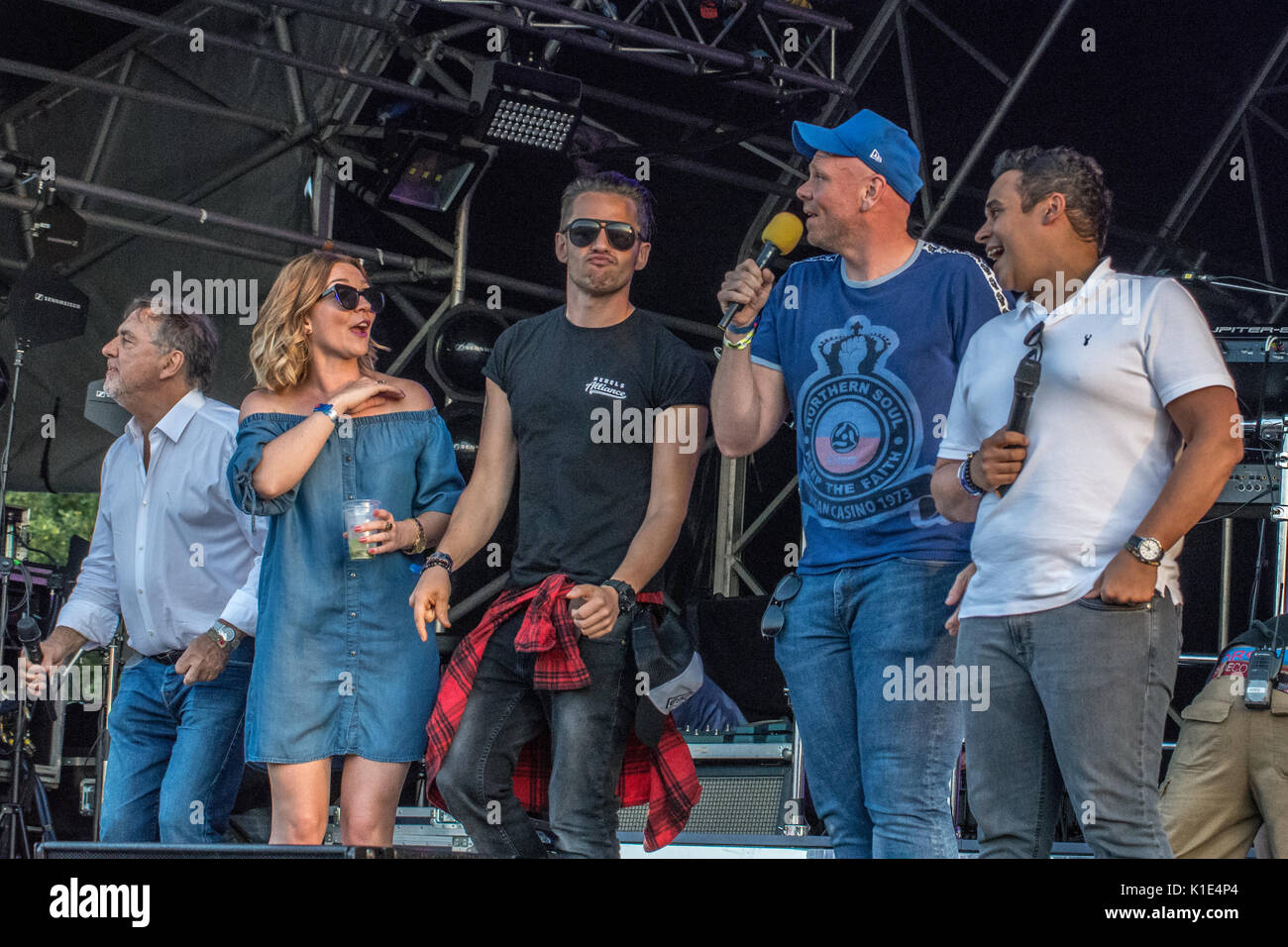 Overton, Hampshire Angleterre 25 août 2017 Carfest Houlbrook Jim Crédit Sud/ Alamy Banque D'Images