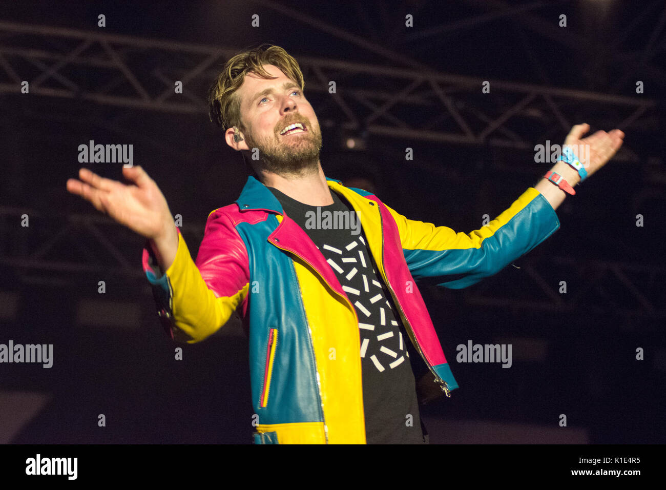 Kaiser Chef à Carfest Sud Overton, Hampshire Angleterre 25 août 2017 Carfest Houlbrook Jim Crédit Sud/ Alamy Banque D'Images