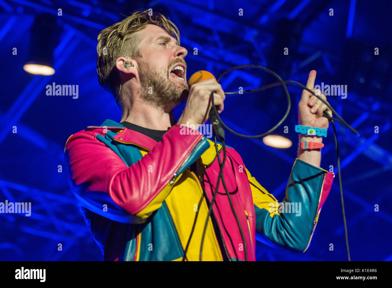 Kaiser Chef à Carfest Sud Overton, Hampshire Angleterre 25 août 2017 Carfest Houlbrook Jim Crédit Sud/ Alamy Banque D'Images