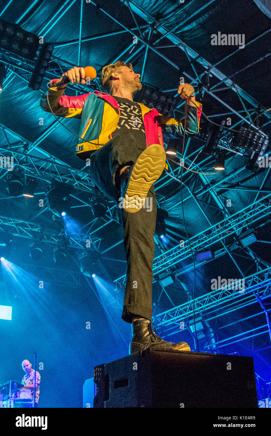 Kaiser Chef à Carfest Sud Overton, Hampshire Angleterre 25 août 2017 Carfest Houlbrook Jim Crédit Sud/ Alamy Banque D'Images