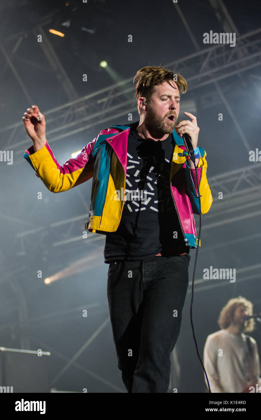 Kaiser Chef à Carfest Sud Overton, Hampshire Angleterre 25 août 2017 Carfest Houlbrook Jim Crédit Sud/ Alamy Banque D'Images