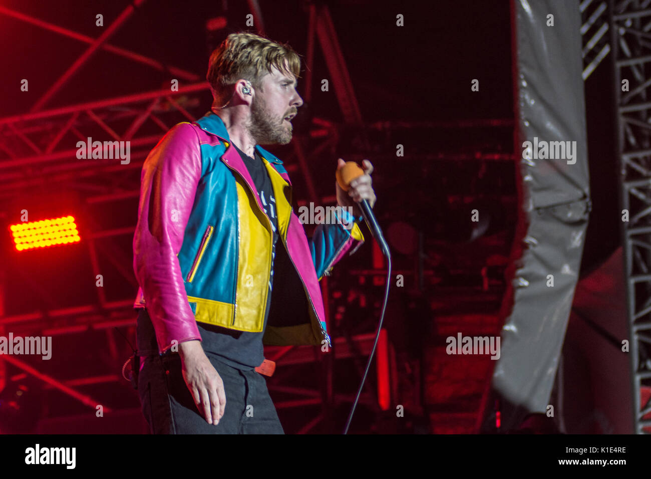 Kaiser Chef à Carfest Sud Overton, Hampshire Angleterre 25 août 2017 Carfest Houlbrook Jim Crédit Sud/ Alamy Banque D'Images