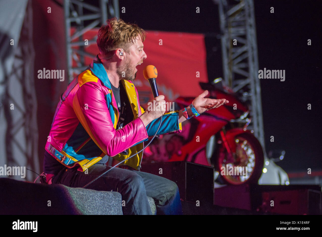 Kaiser Chef à Carfest Sud Overton, Hampshire Angleterre 25 août 2017 Carfest Houlbrook Jim Crédit Sud/ Alamy Banque D'Images