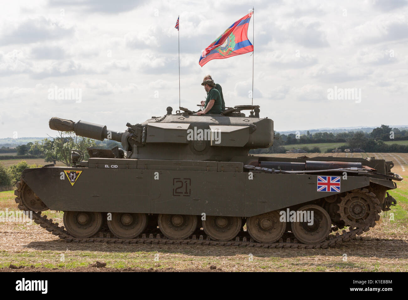 Dunchurch, UK. 09 juillet, 2017. Week-end 26 Août - 28 août voit les réservoirs annuels, les camions et la puissance de feu, qui ont eu lieu dans la région de Dunchurch près de Coventry au Royaume-Uni, accueilli par le véhicule de combat d'Alvis Crédit La société : Paul Hastie/Alamy Live News Banque D'Images