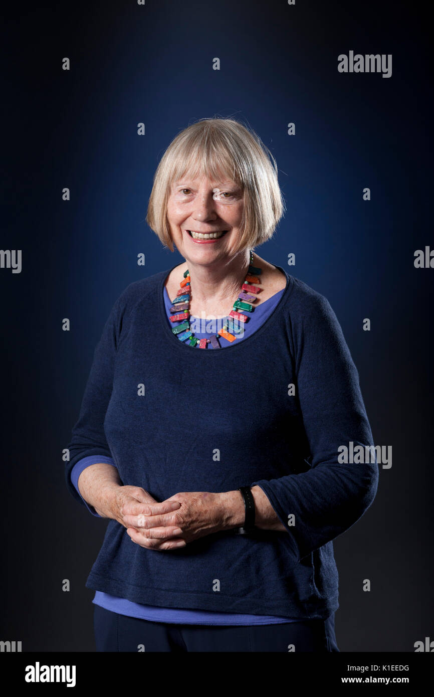 Edinburgh, Royaume-Uni. 27 août 2017. Sheila Rowbotham, le théoricien socialiste britannique et écrivain féministe, apparaissant à l'Edinburgh International Book Festival. Gary Doak / Alamy Live News Banque D'Images