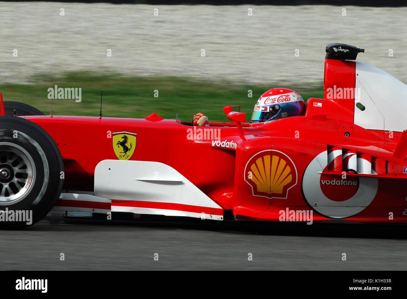 MUGELLO, IT, Novembre 2007 : pas de courir avec Ferrari F1 moderne au cours de Finali Mondiali Ferrari 2007 dans le circuit du Mugello en Italie Banque D'Images