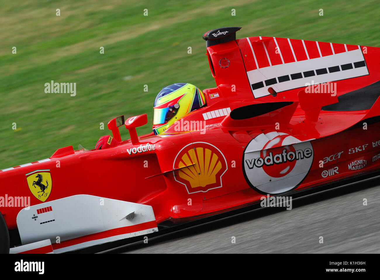 MUGELLO, IT, Novembre 2007 : pas de courir avec Ferrari F1 moderne au cours de Finali Mondiali Ferrari 2007 dans le circuit du Mugello en Italie Banque D'Images