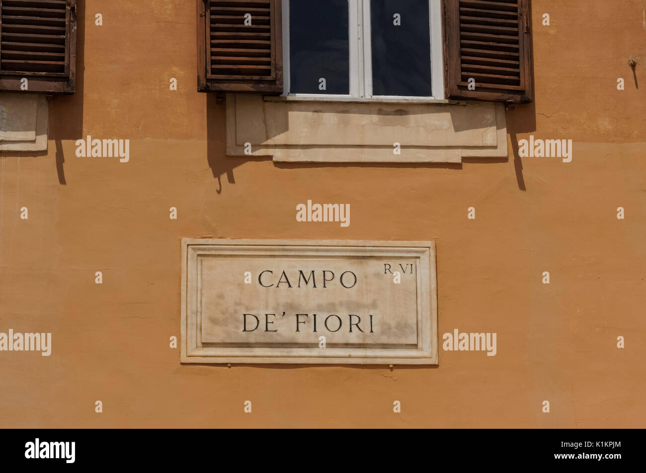 Campo de' Fiori à Rome, Italie Banque D'Images