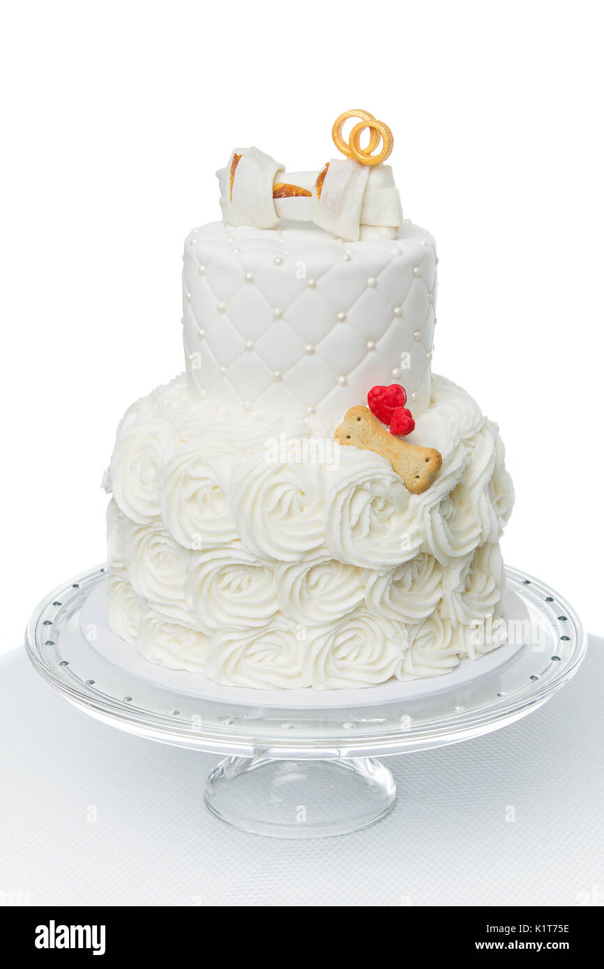 Magnifique Gateau De Mariage Blanc Avec De L Os Pour Chien Decoration De Mariage Studio Shot Isole Sur Fond Blanc Copiez L Espace Photo Stock Alamy Magnifique Gateau De Mariage Blanc Avec De L Os Pour Chien Decoration De Mariage Studio Shot Isole Sur Fond Blanc Copiez L Espace Photo Stock Alamy
