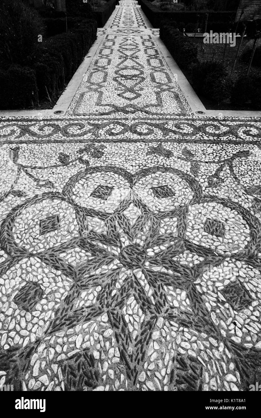 Architecture morrish en Espagne Banque D'Images