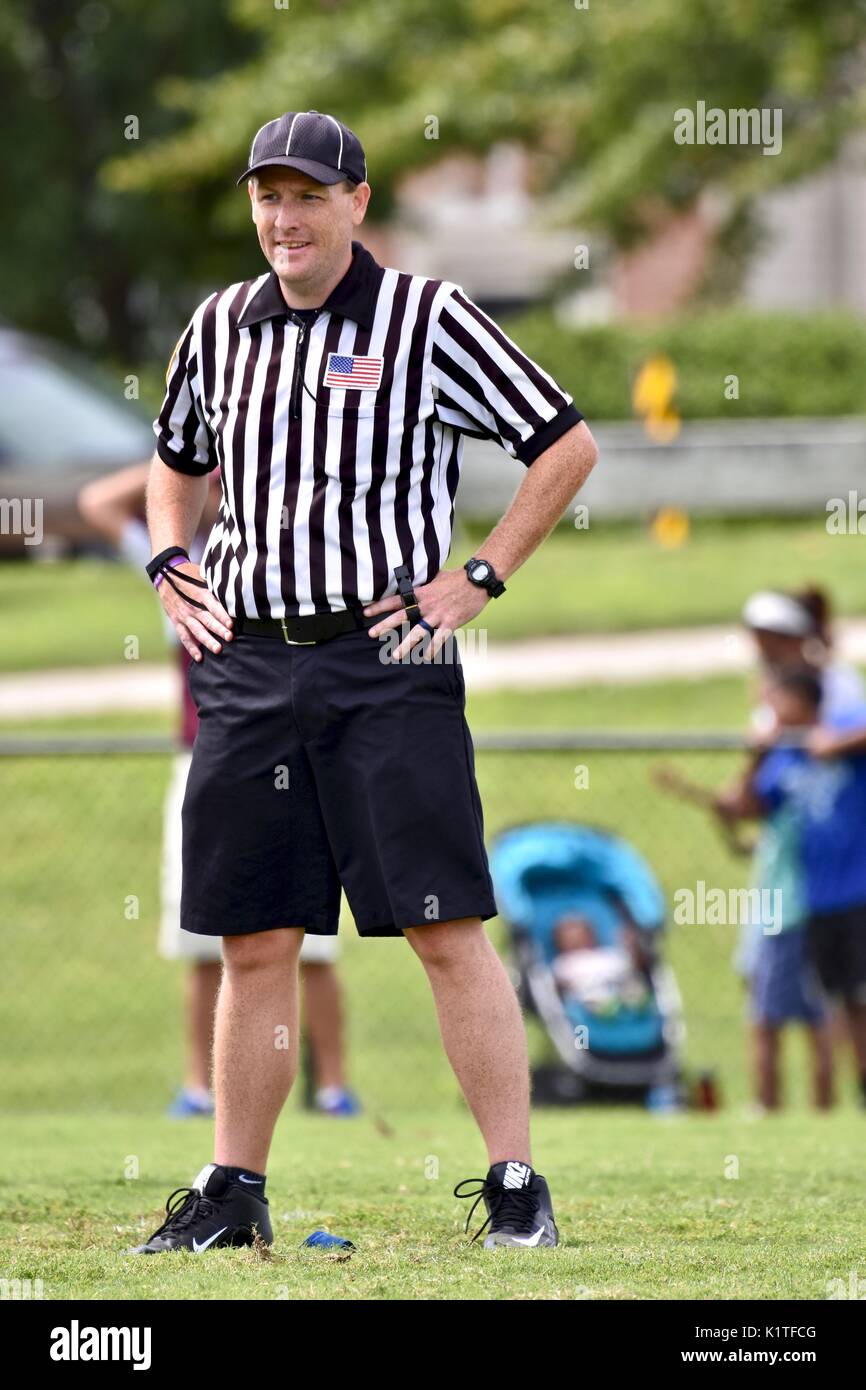 Arbitre de football américain Banque D'Images