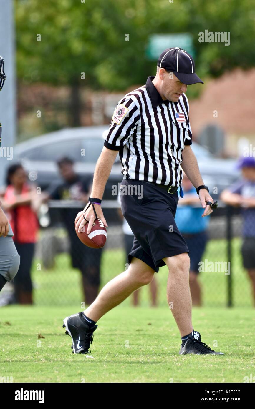 Arbitre de football américain Banque D'Images