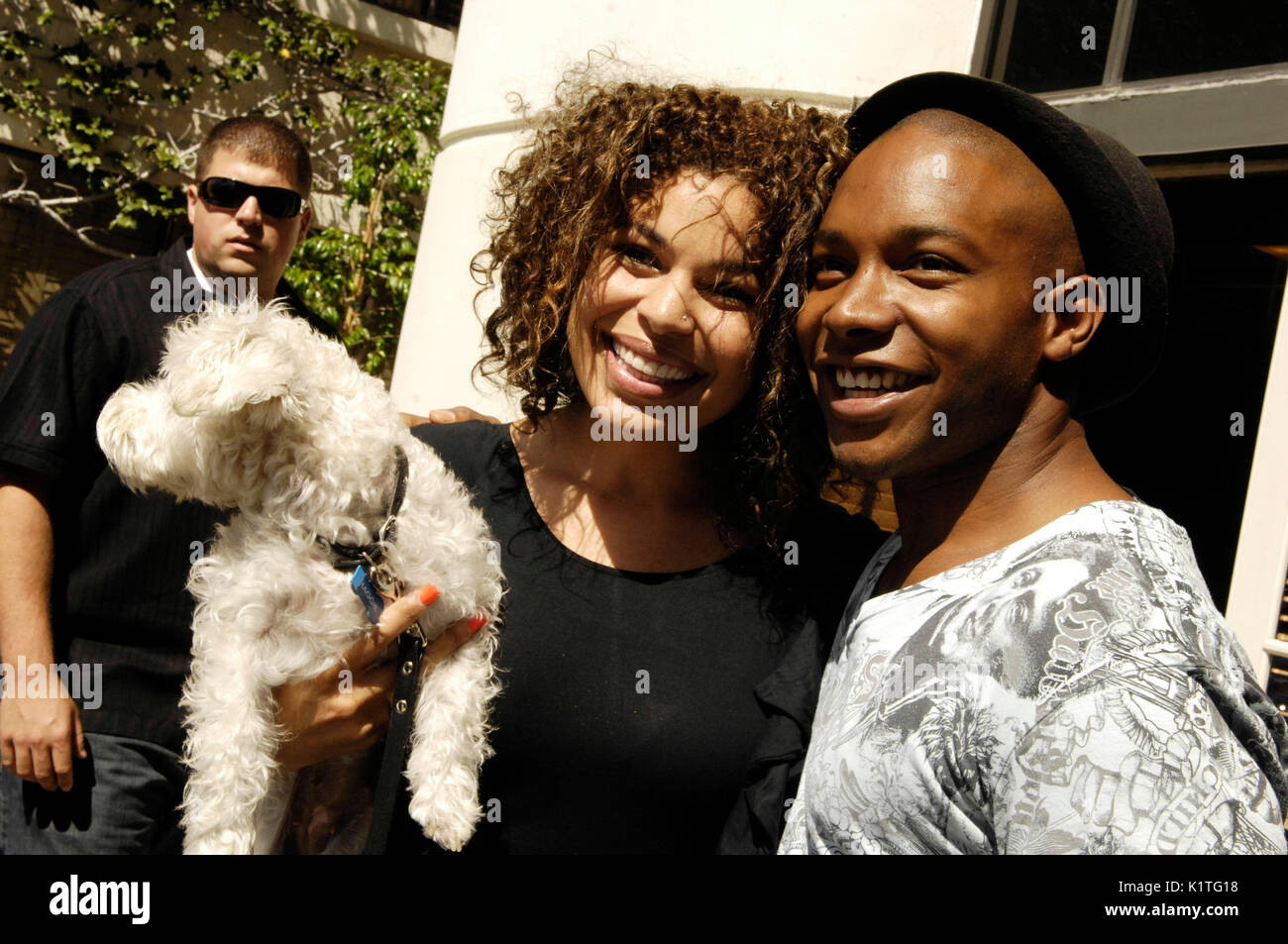 Jordin Sparks Brandon Rogers d'American Idol assiste à LA SALLE de réception DE KISS FM en hommage à la 11e édition annuelle des prix Teen Choice Awards W Beverly Hills. Banque D'Images