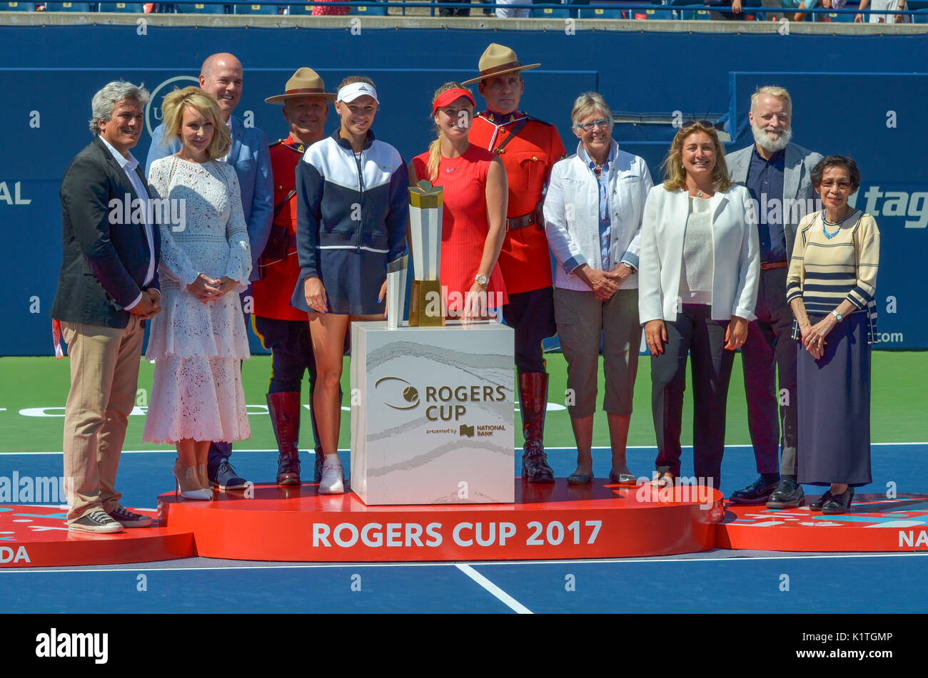 La finale féminine de la Coupe Rogers 2017 Banque D'Images