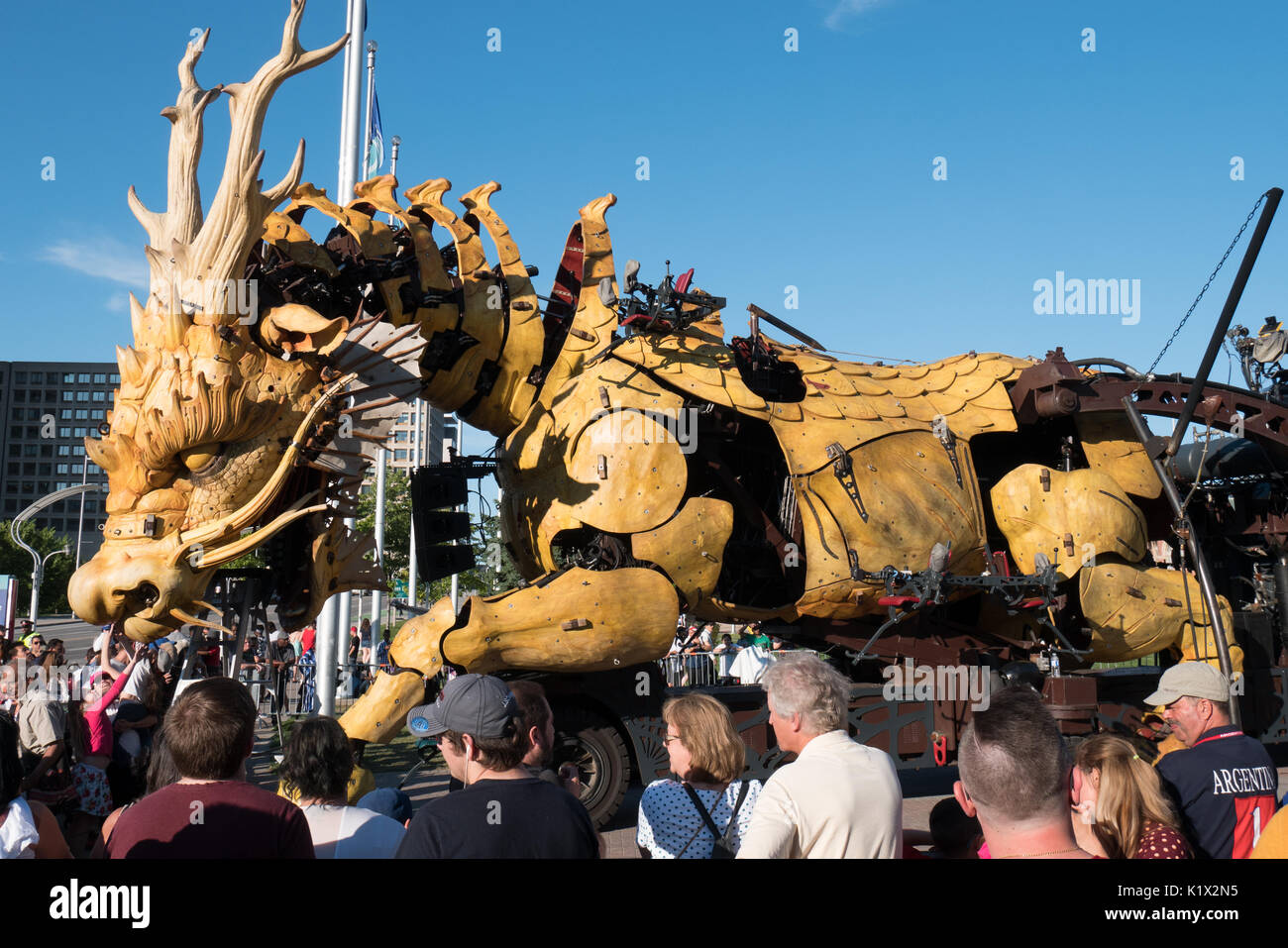 La machine, festival d'été en plein air, à Ottawa, Canada Banque D'Images