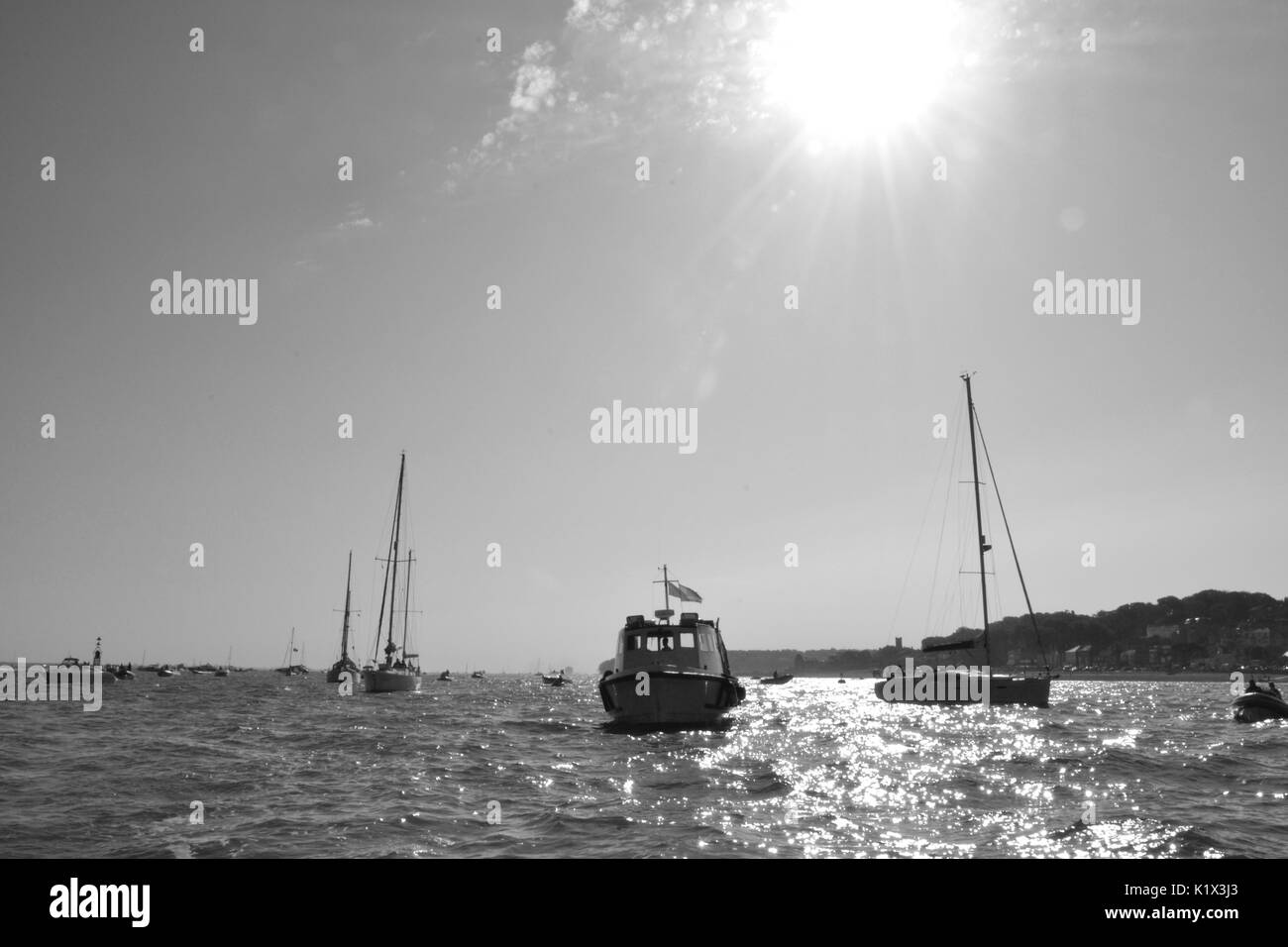 Se félicitant de l'océan, la sérénité Banque D'Images