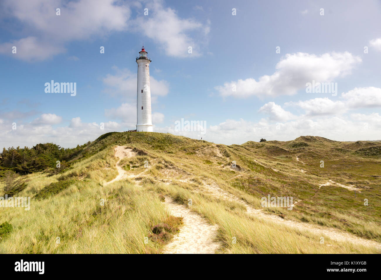 Leuchtturm Norre Lyngvig Banque D'Images