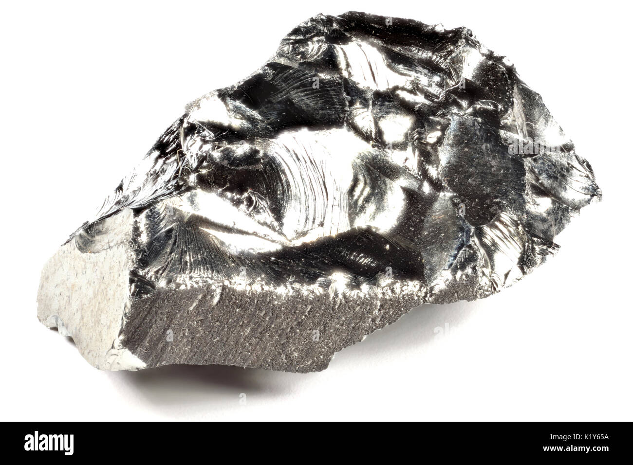 99,98 % germanium fine isolé sur fond blanc Banque D'Images