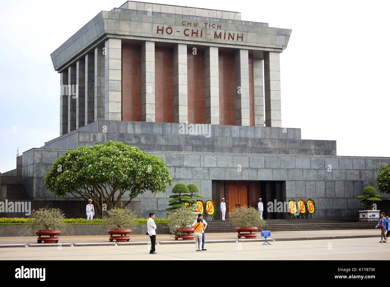Le mausolée de Ho Chi Minh à Hanoi, Vietnam Banque D'Images