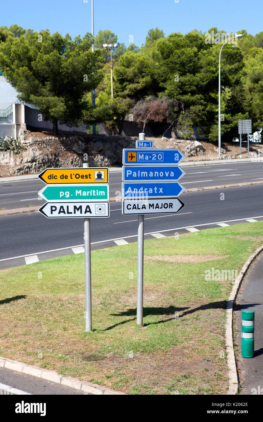 Palma de Mallorca resort ville capitale de l'île espagnole de Majorque (Mallorca), dans l'ouest de la Méditerranée Espagne Banque D'Images