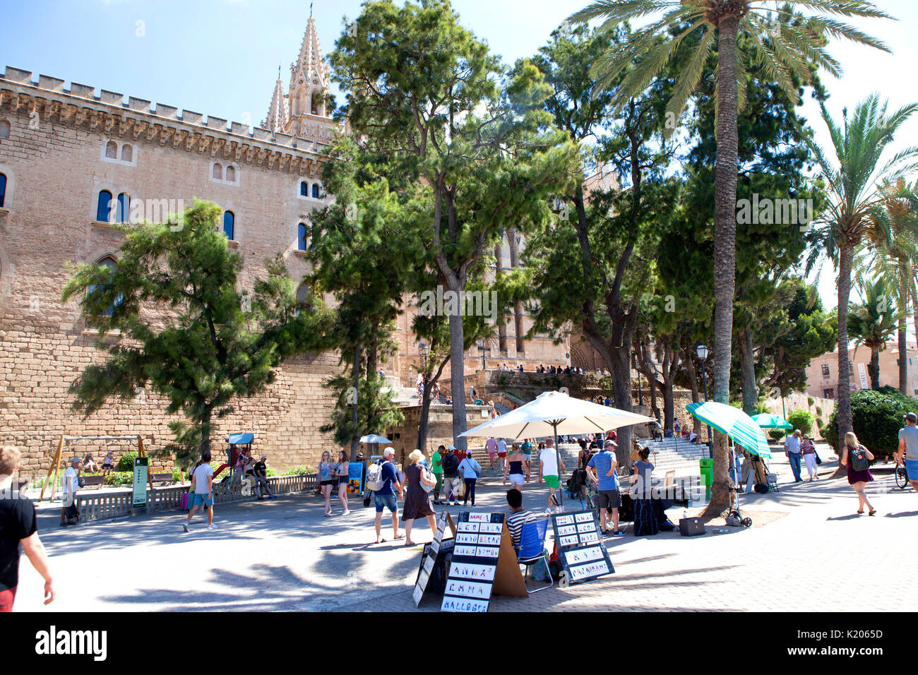 Palma de Mallorca resort ville capitale de l'île espagnole de Majorque (Mallorca), dans l'ouest de la Méditerranée Espagne Banque D'Images