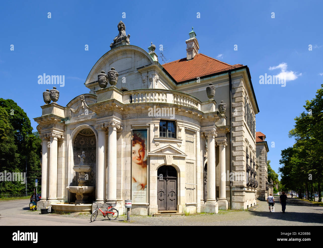 Musée national de Bavière, Lehel, Munich, Haute-Bavière, Bavière, Allemagne Banque D'Images