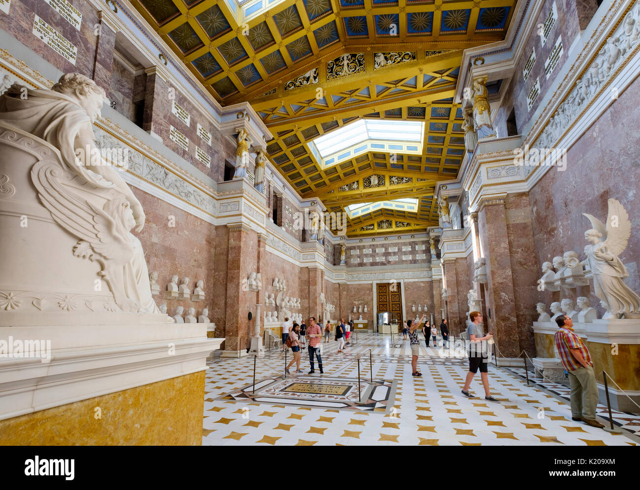 Vue de l'intérieur de l'Arc, de Donaustauf, Haut-Palatinat, en Bavière, Allemagne Banque D'Images