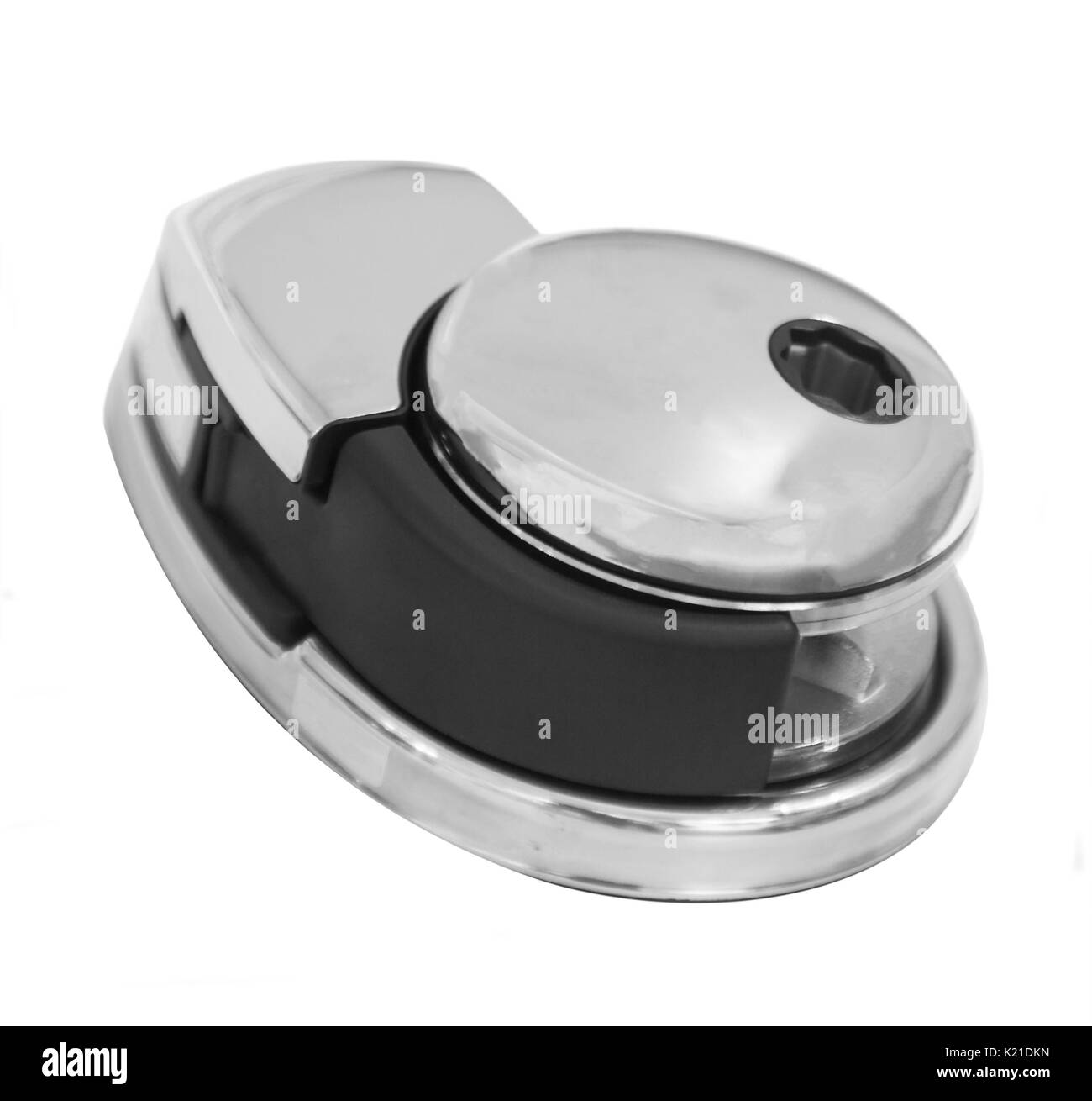 Nouvel ancrage horizontal le guindeau avec moteur électrique, isolé Banque D'Images