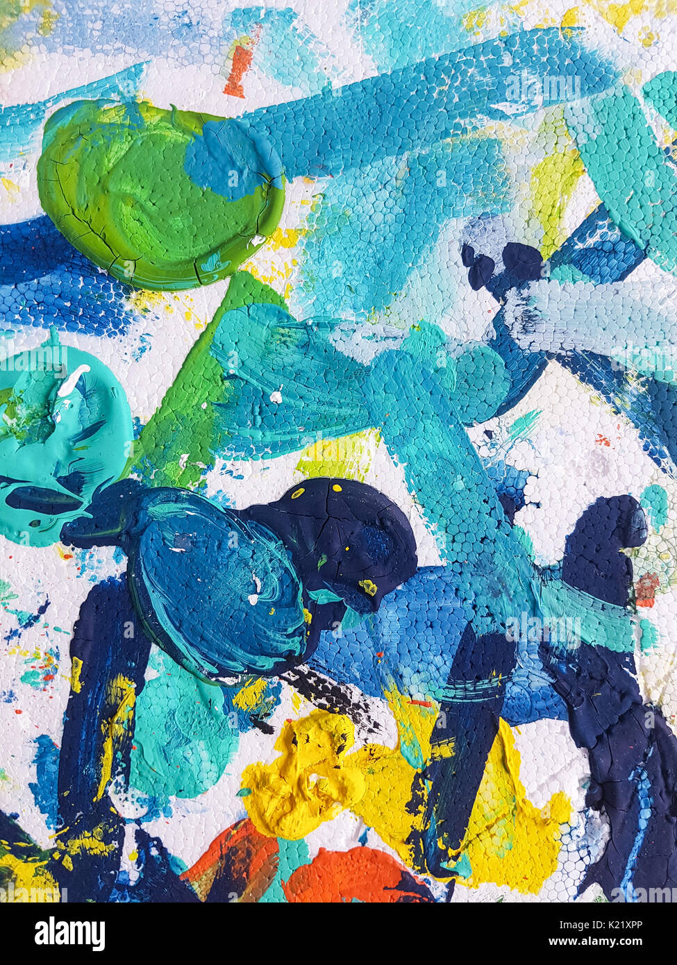 Tableau abstrait arrière-plan Banque D'Images