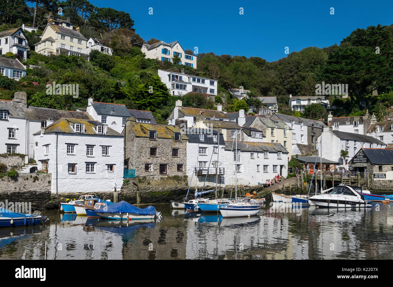 Village de Polperro à Cornwall, UK Banque D'Images