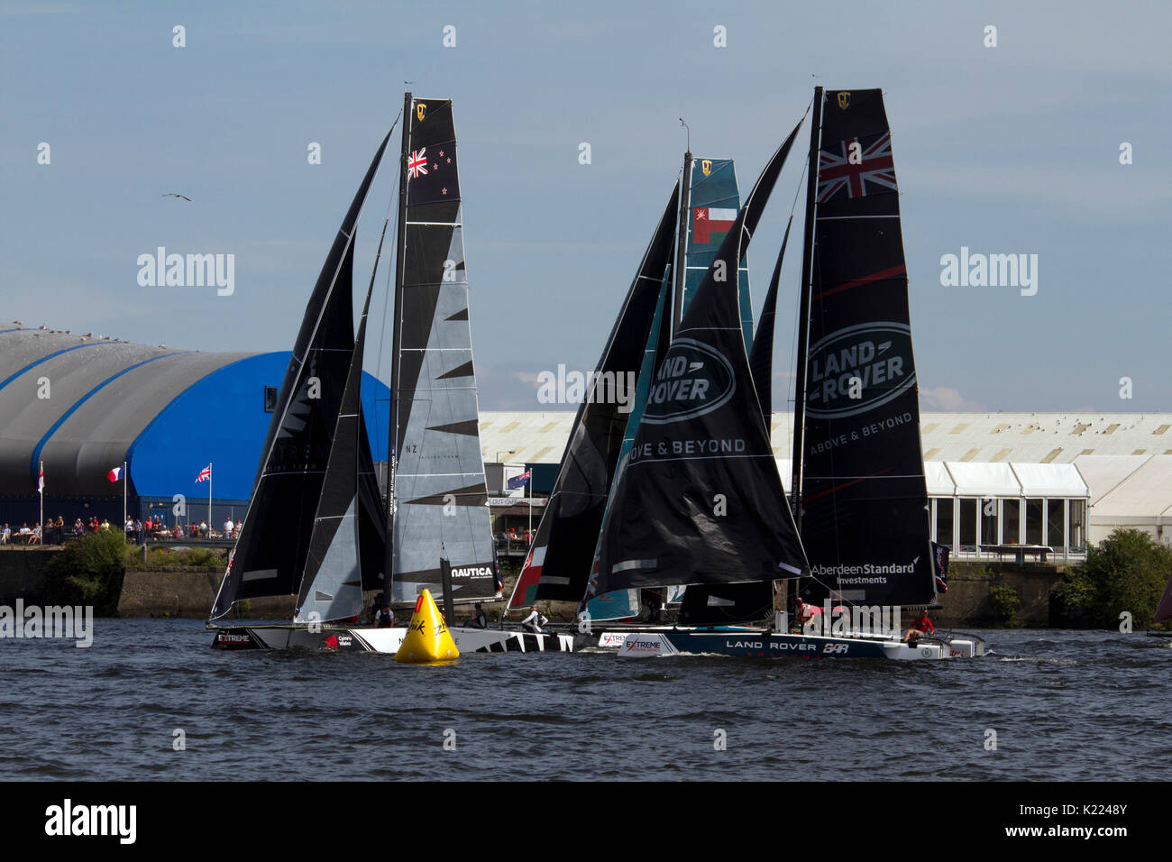 Extreme Sailing event à Cardiff Bay Août 2017 Banque D'Images