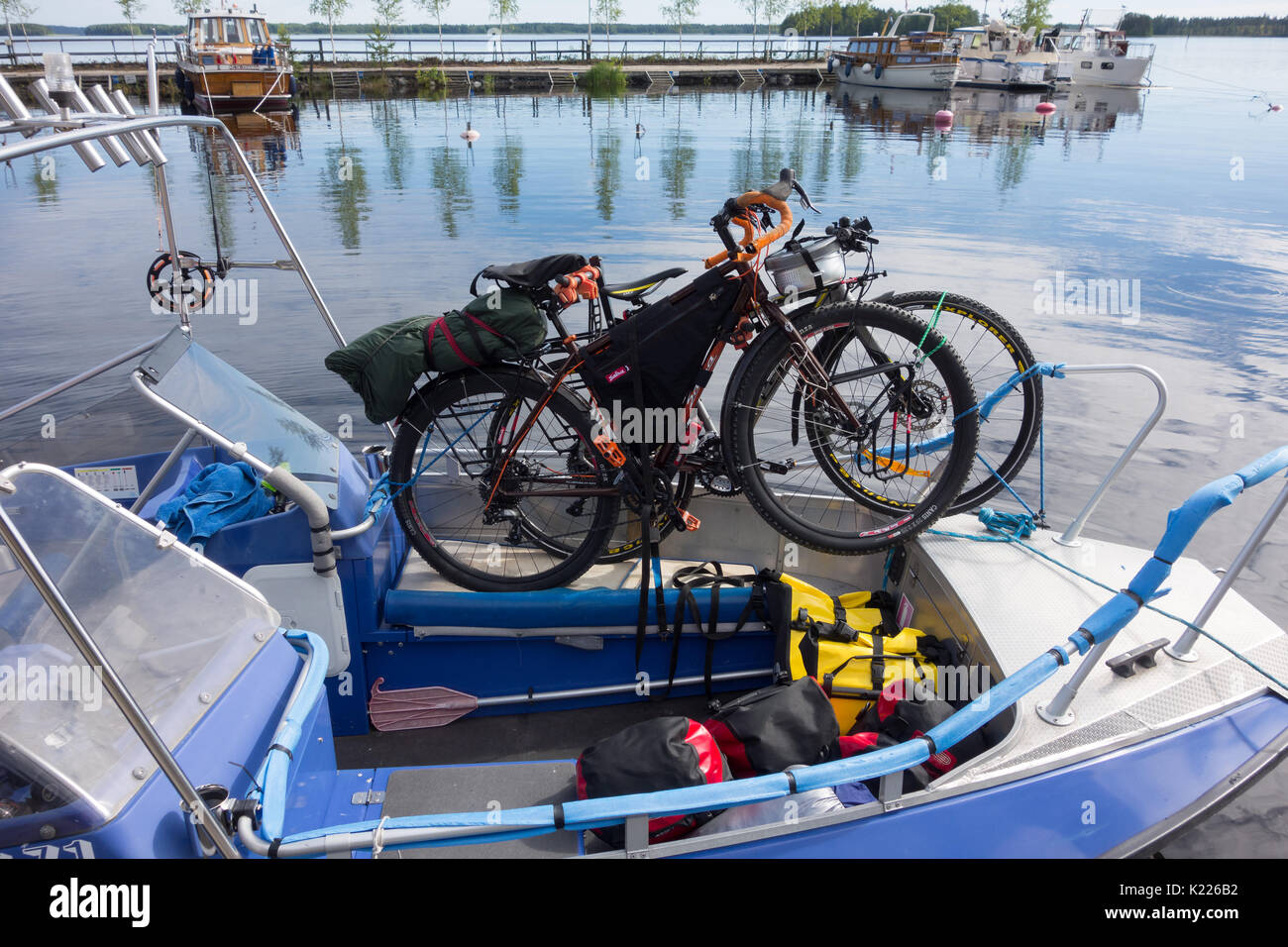 boat bike rack