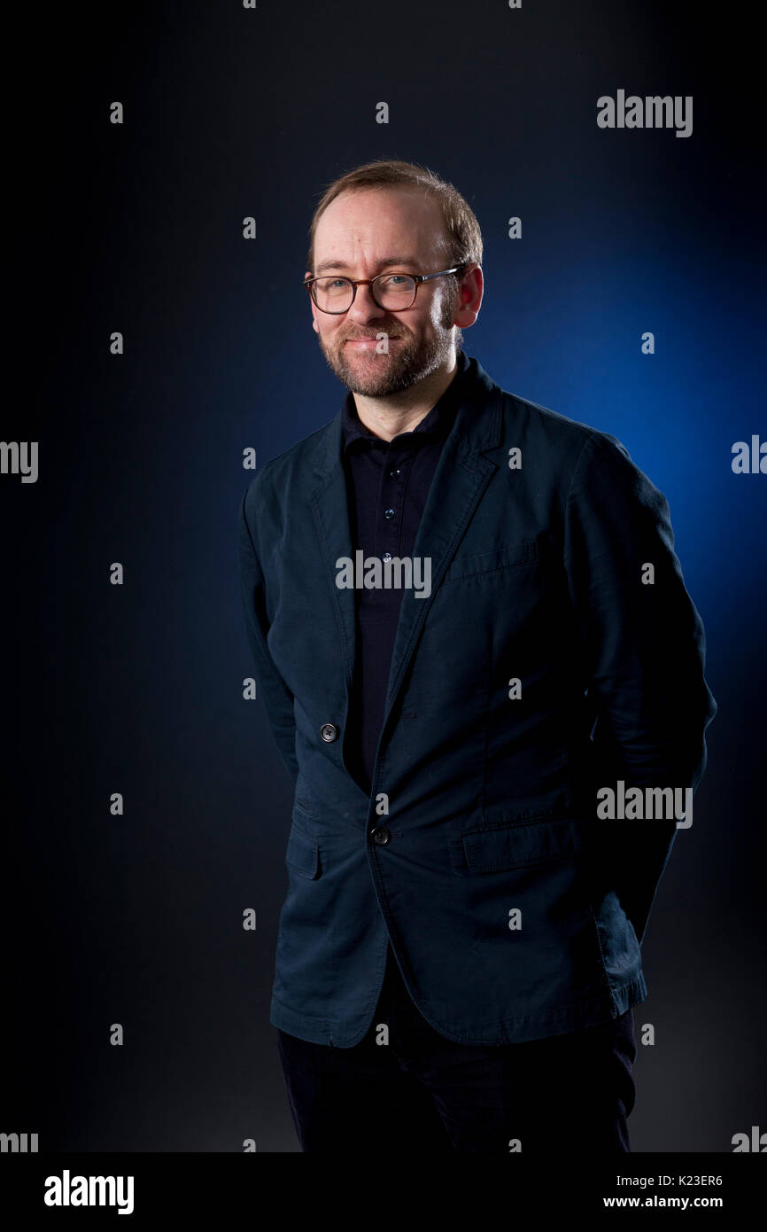 Edinburgh, Royaume-Uni. 28 août 2017. Philip Miller, le journaliste et écrivain britannique, à l'Edinburgh International Book Festival. Crédit : GARY DOAK/Alamy Live News Banque D'Images