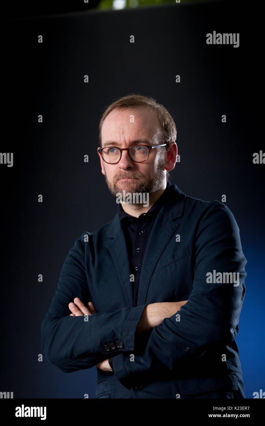 Edinburgh, Royaume-Uni. 28 août 2017. Philip Miller, le journaliste et écrivain britannique, à l'Edinburgh International Book Festival. Crédit : GARY DOAK/Alamy Live News Banque D'Images