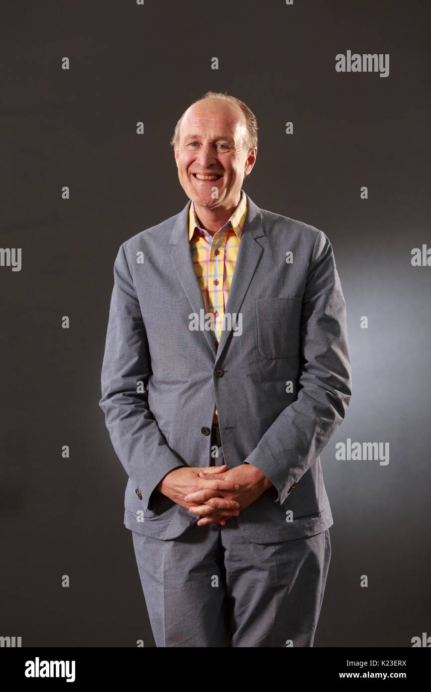 Edinburgh, Ecosse, Royaume-Uni. Août 28, 2017. Jour 17 Edinburgh International Book Festival. Photo : Peter Bazalgette, British television executive creative et la figure. Il est un producteur de télévision qui a contribué à créer le secteur de la production télévisuelle indépendante au Royaume-Uni. Pako Mera/Alamy Live News. Banque D'Images